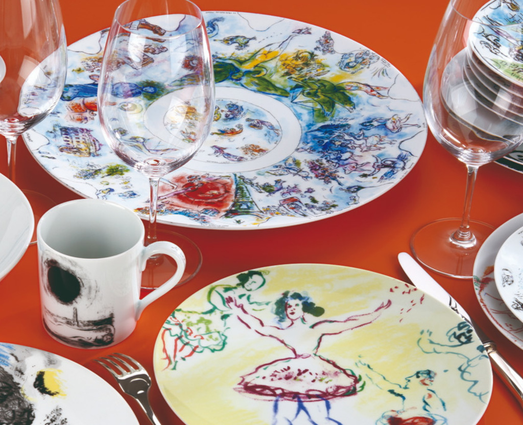 Collection Marc Chagall - Marc Chagall atmosphere image table art | Bernardaud