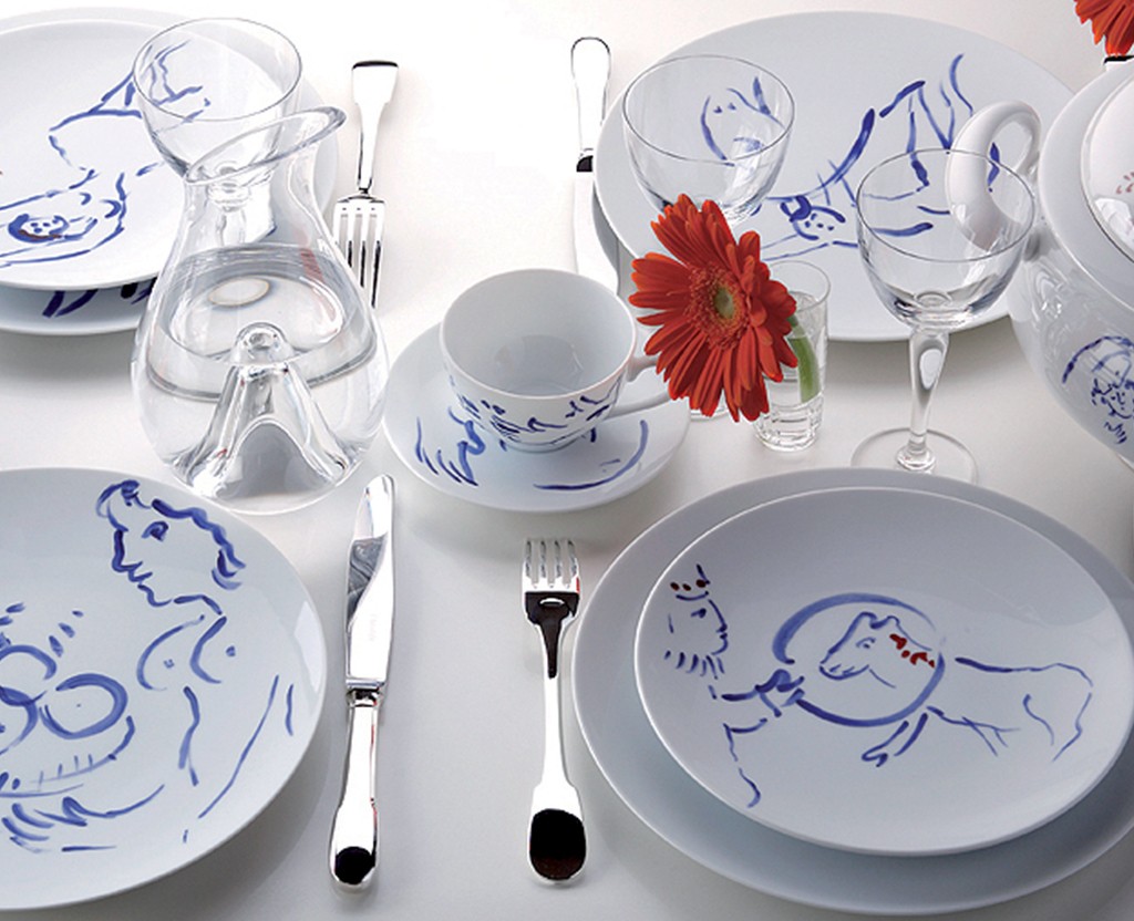 Pour ida - marc chagall atmosphere image table art | Bernardaud