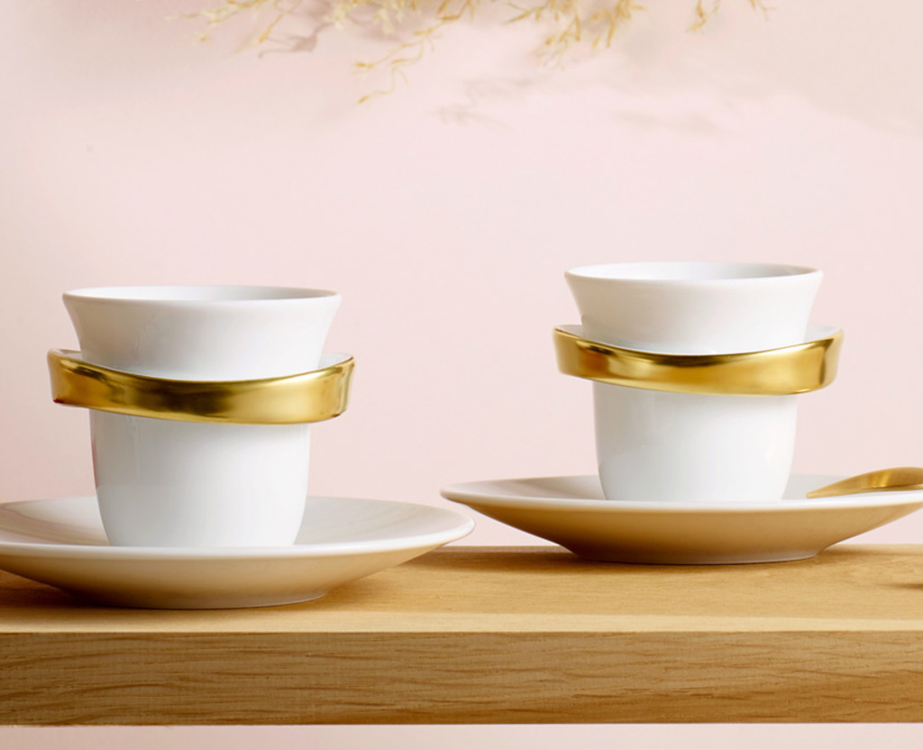 Espresso Cups atmosphere image table art | Bernardaud