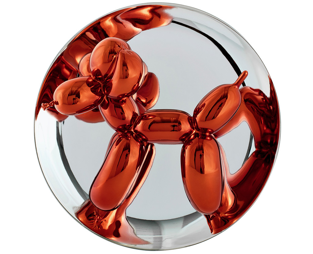 Balloon Dog by Jeff Koons atmosphere image table art | Bernardaud