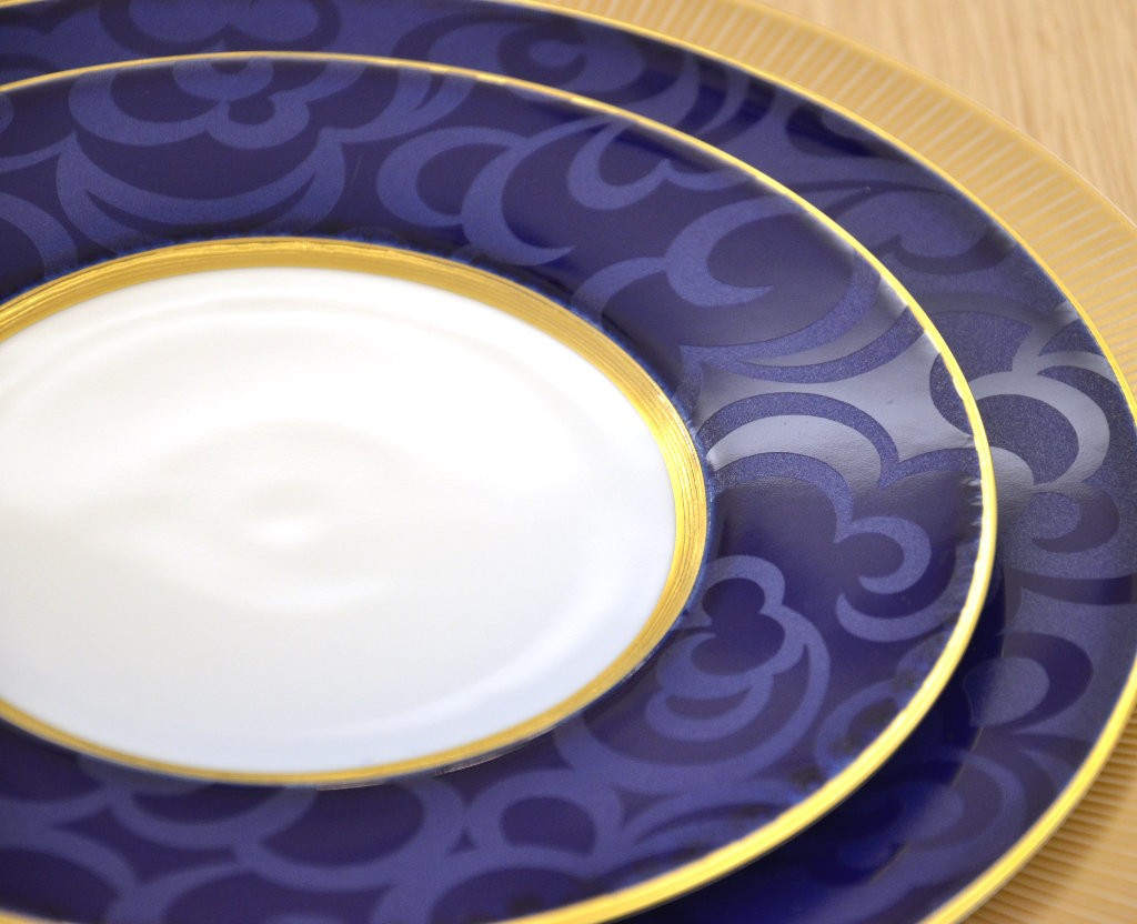 Image d'ambiance de la table Fleur Bleue Bernardaud