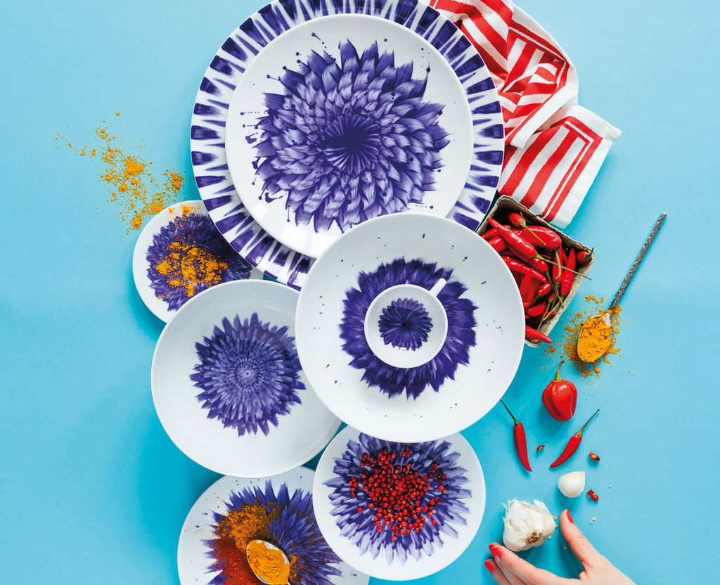 Image d'ambiance de la table In Bloom Bernardaud