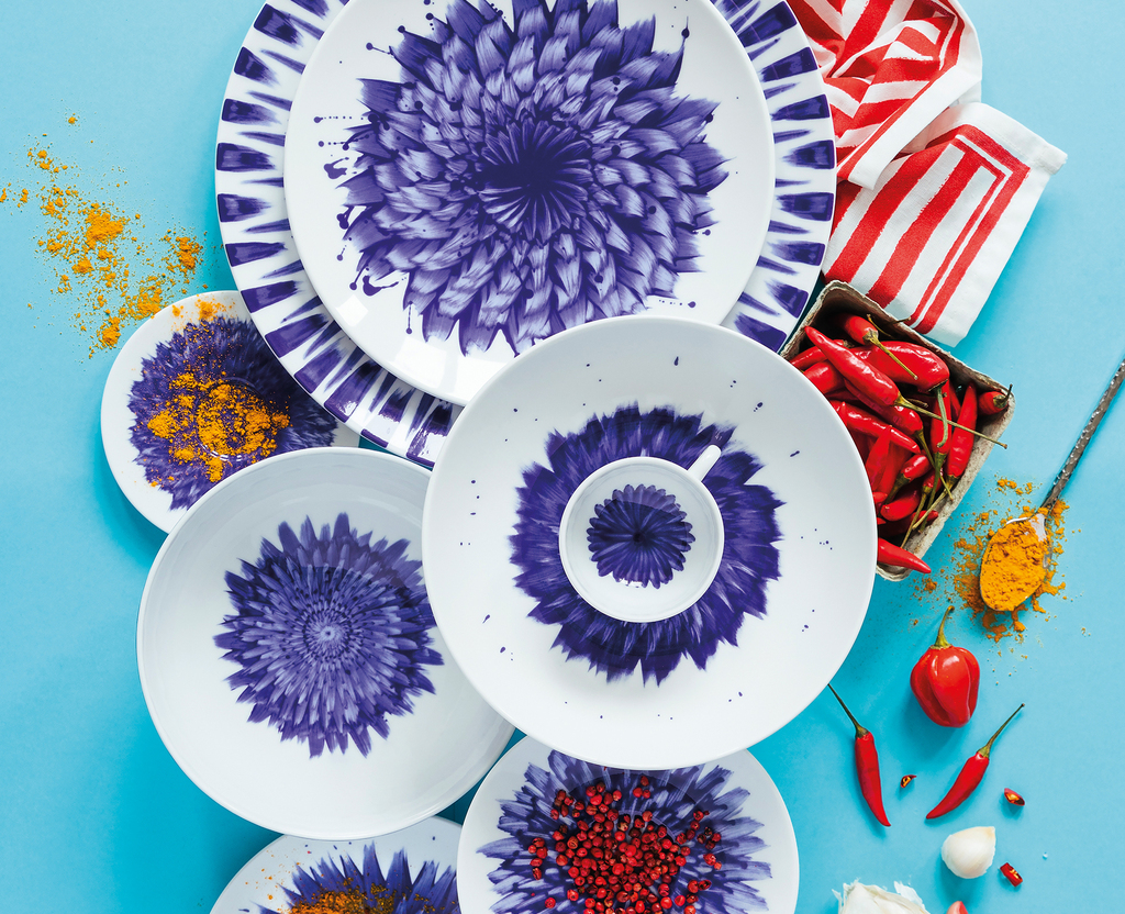 In Bloom atmosphere image table art | Bernardaud