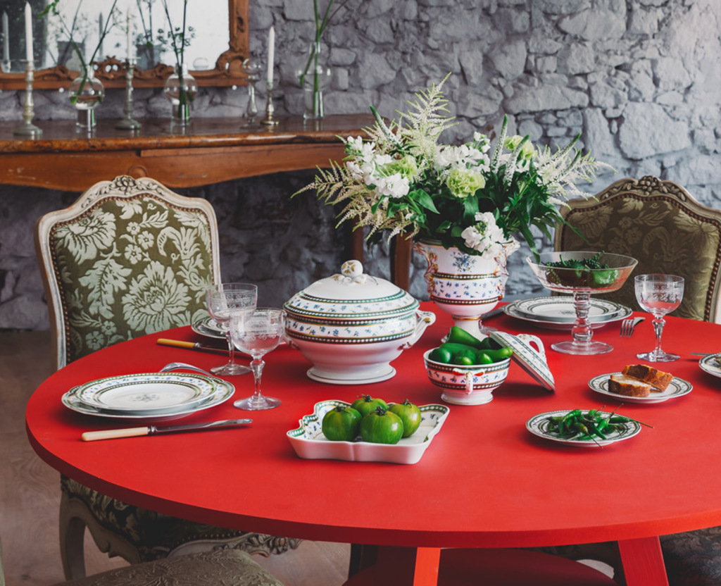Image d'ambiance de la table Marie-Antoinette Bernardaud