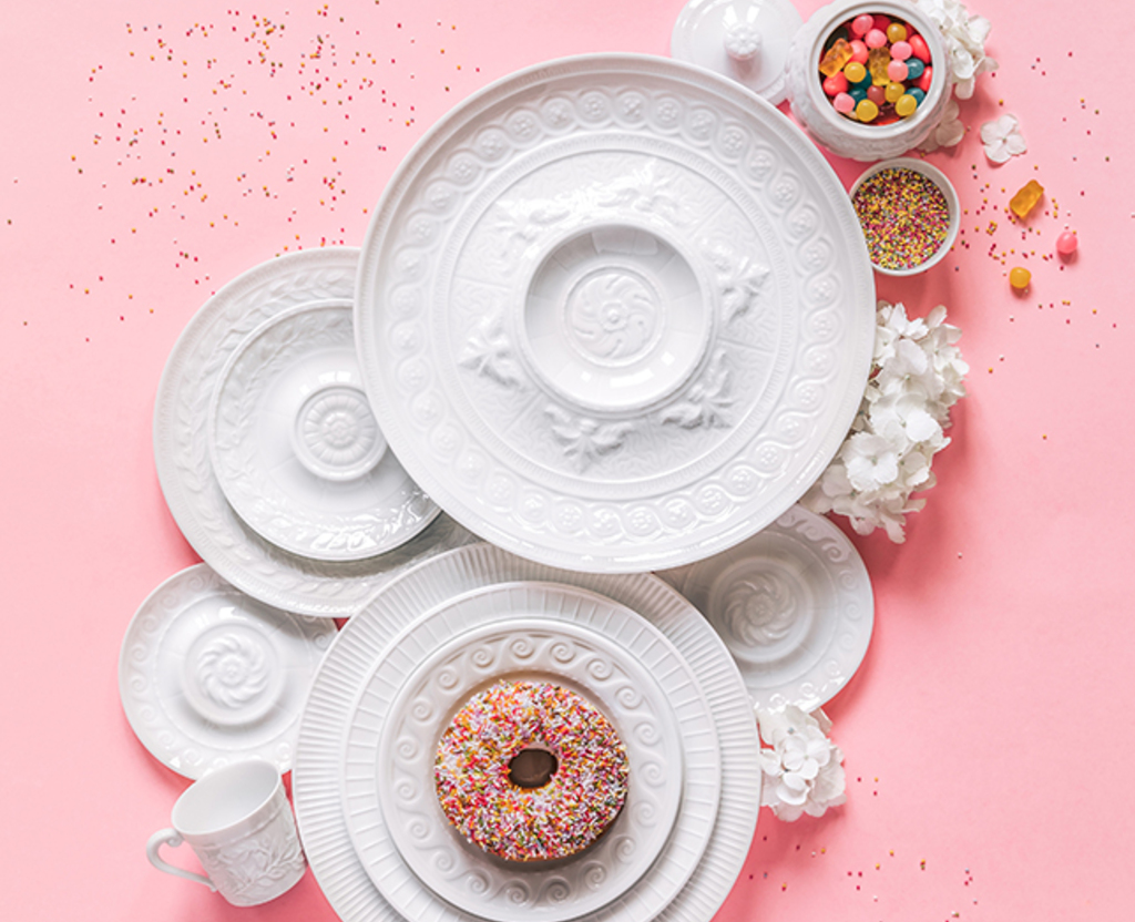 Louvre atmosphere image table art | Bernardaud