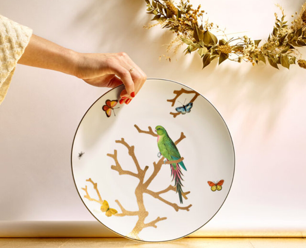 AUX OISEAUX atmosphere image table art | Bernardaud