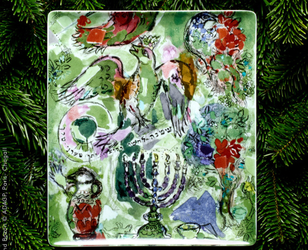 Image d'ambiance de la table Les vitraux d'hadassah - Marc Chagall Bernardaud