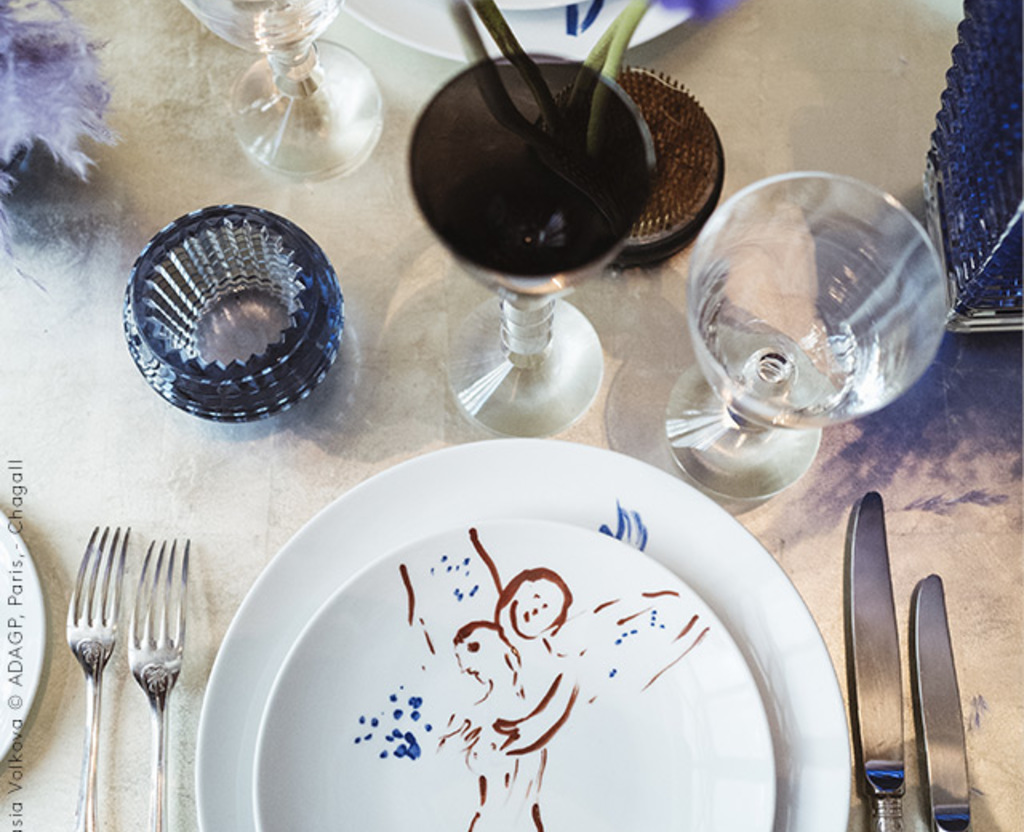 Image d'ambiance de la table Pour Ida - Marc Chagall Bernardaud