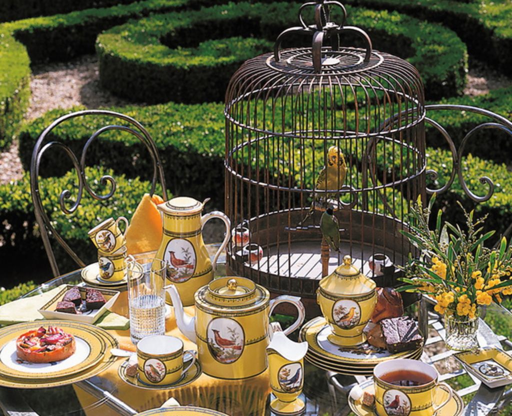 Image d'ambiance de la table Jardin du Roi Bernardaud