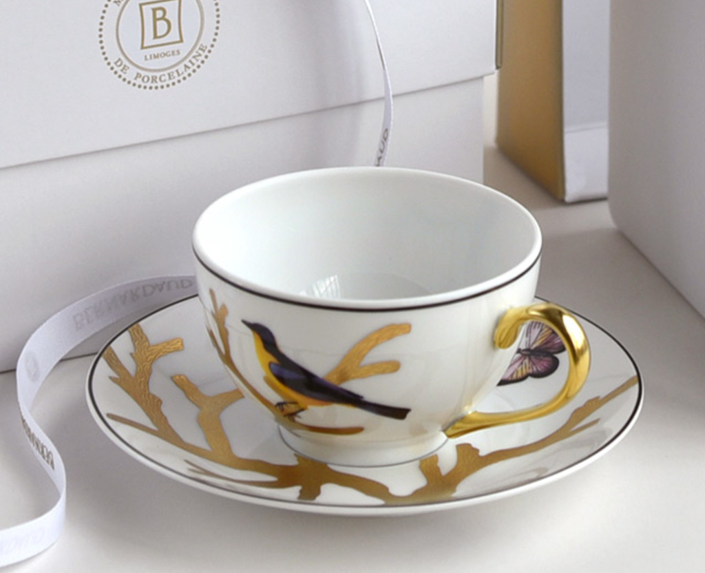 Tea Cups atmosphere image table art | Bernardaud