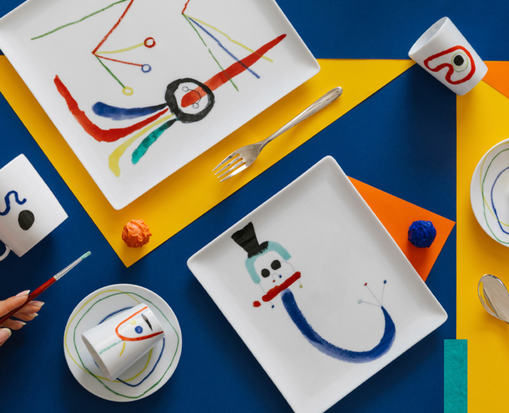 Image d'ambiance de la table À toute épreuve - Joan Miró Bernardaud