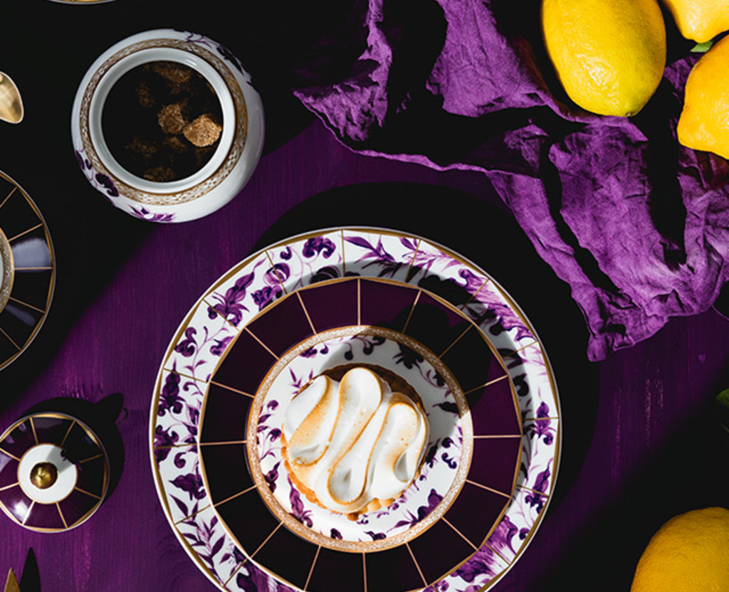 Prunus JP atmosphere image table art | Bernardaud
