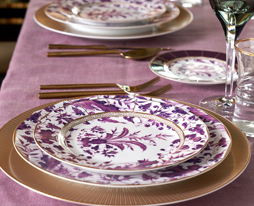 Prunus JP atmosphere image table art | Bernardaud