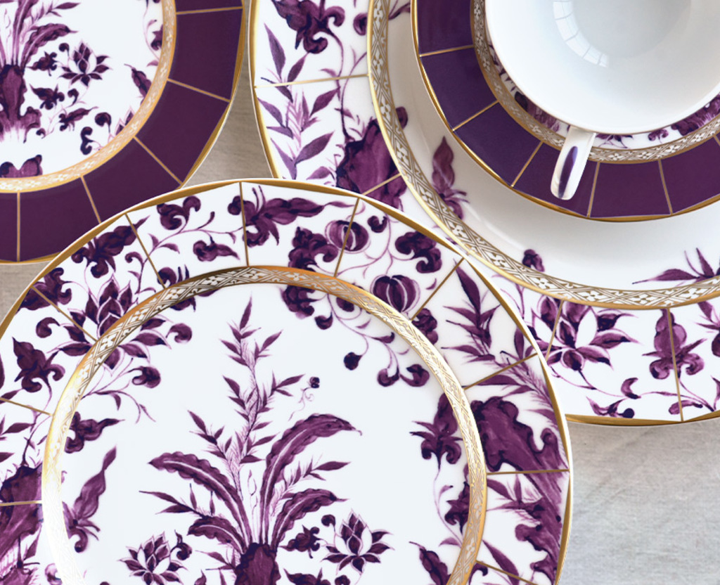 Prunus JP atmosphere image table art | Bernardaud