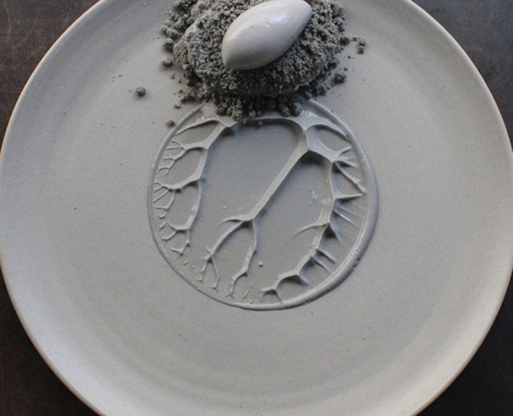 Image d'ambiance de la table Origine Gris JP Bernardaud