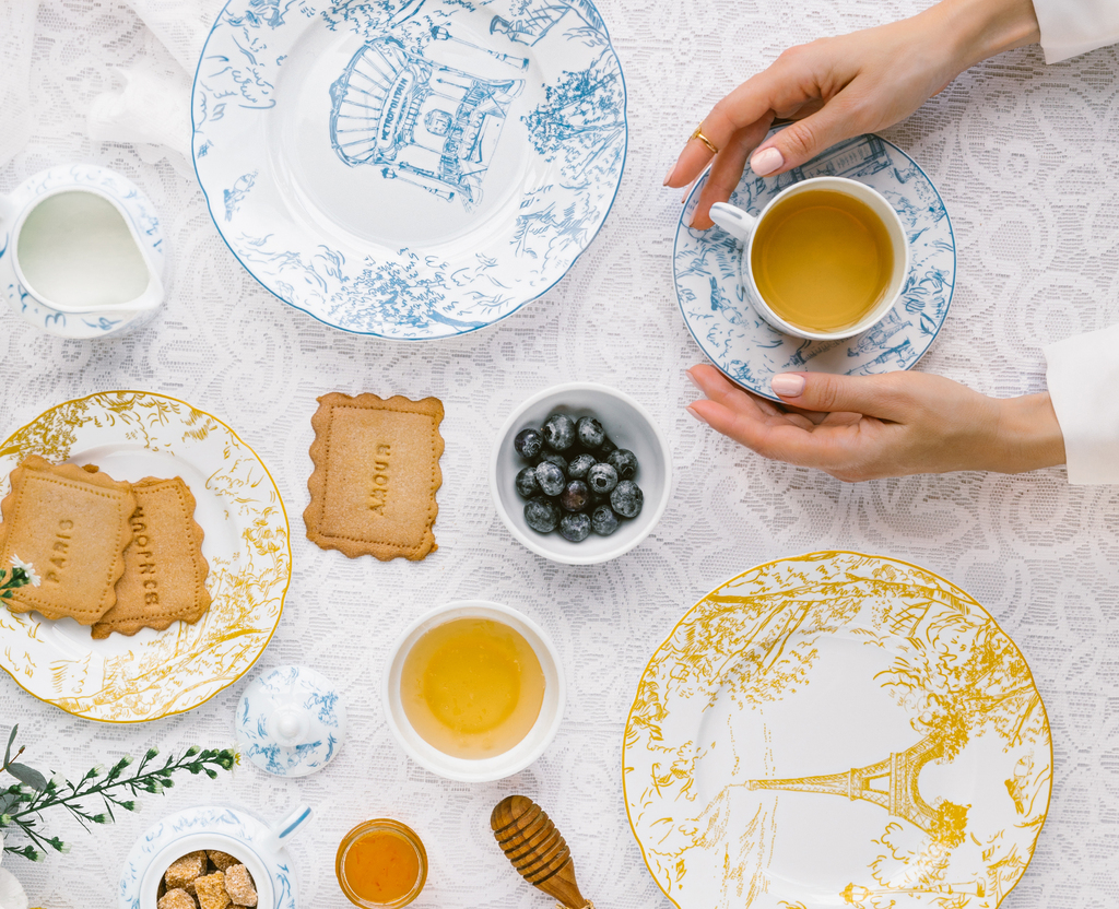 Tout Paris atmosphere image table art | Bernardaud