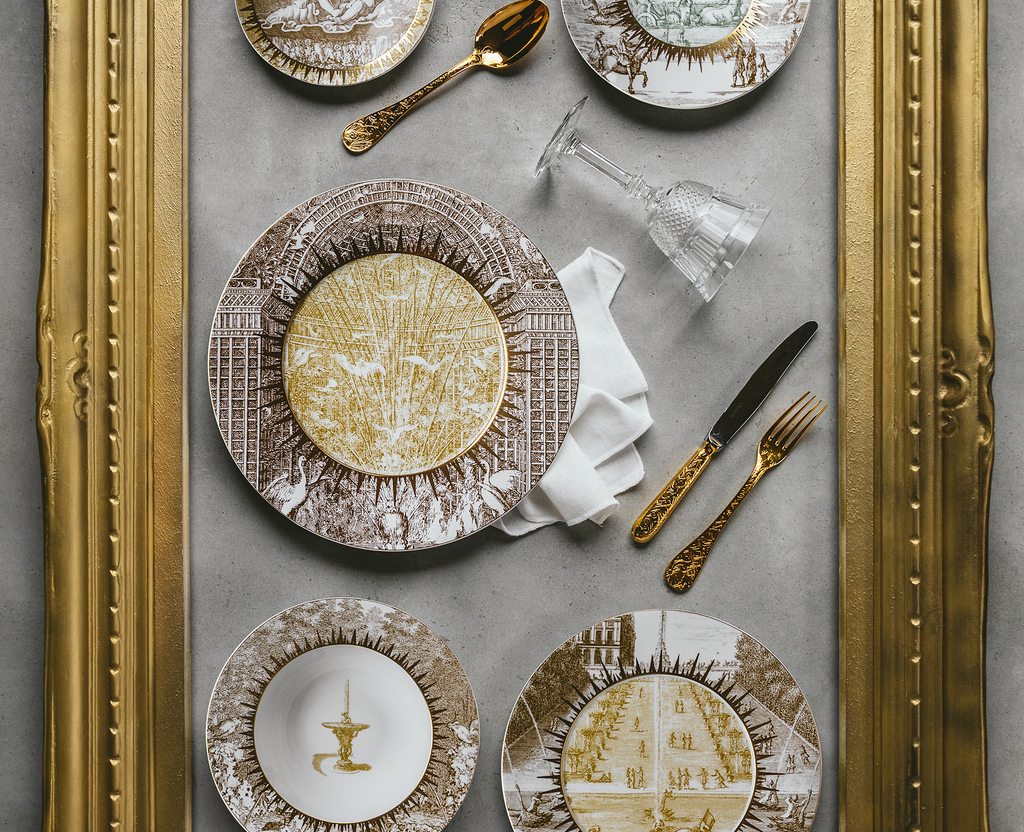 Image d'ambiance de la table Versailles Enchanté Bernardaud