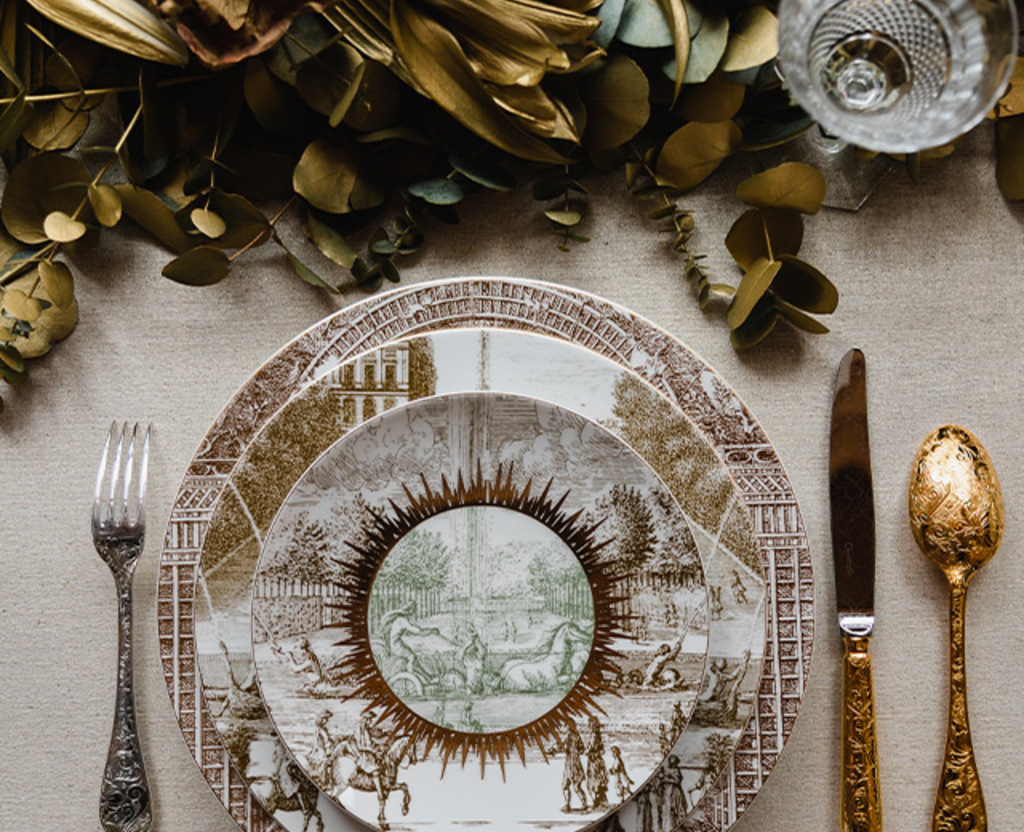 Versailles Enchanté JP atmosphere image table art | Bernardaud