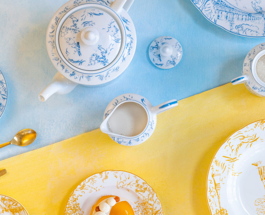 Tout Paris atmosphere image table art | Bernardaud