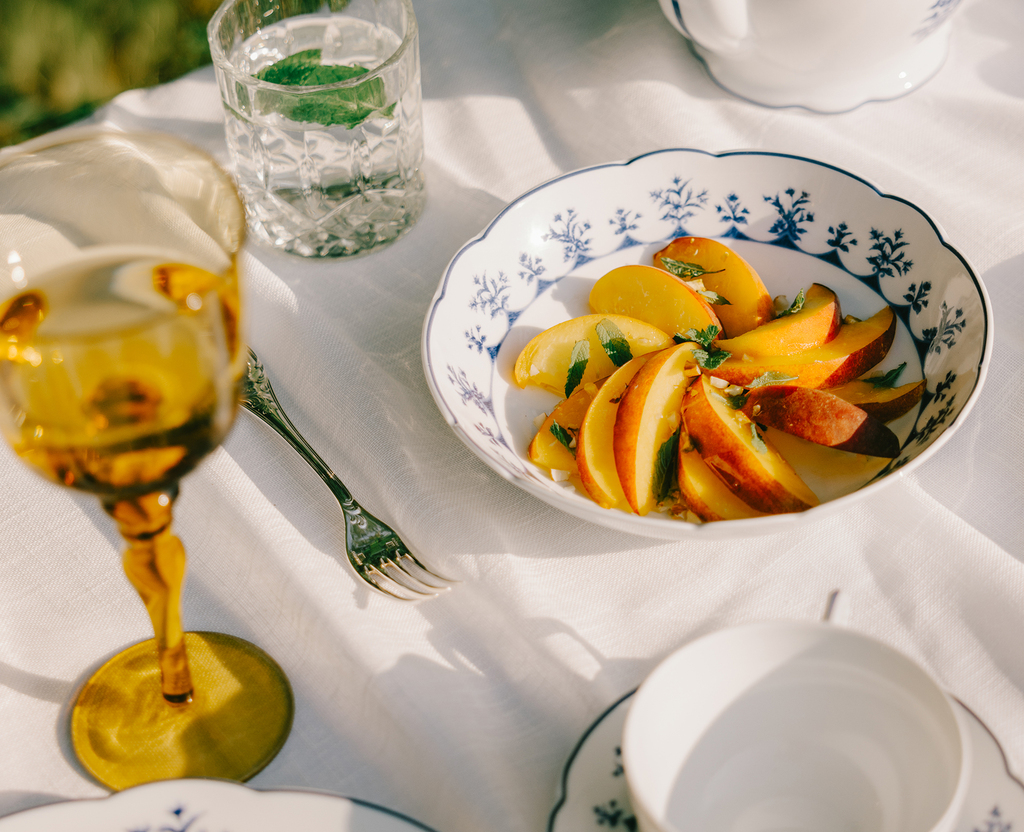 Image d'ambiance de la table Chateaubriand Couleur Bernardaud