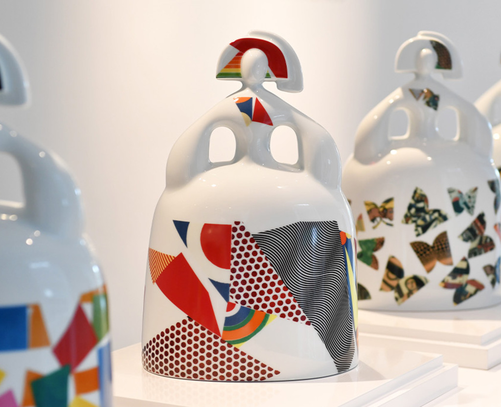 Manolo Valdés atmosphere image table art | Bernardaud