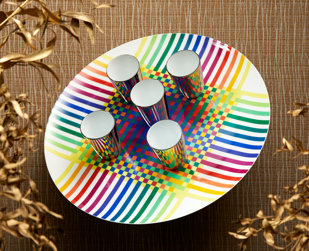 Image d'ambiance de la table Julio Le Parc Bernardaud