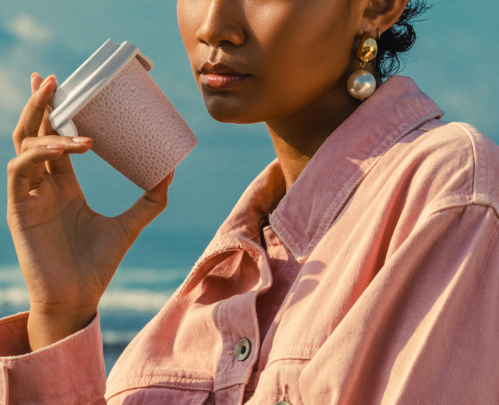 Nomad cups atmosphere image table art | Bernardaud