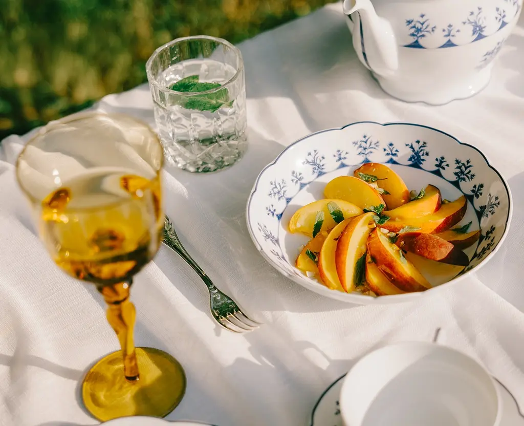Image d'ambiance de la table Chateaubriand Couleur Bernardaud