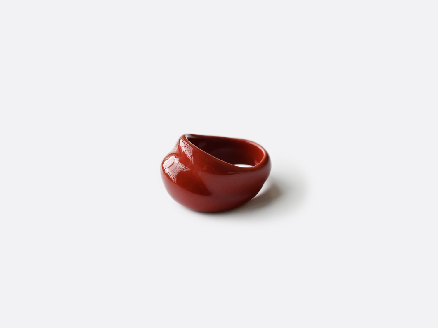 China Eve Rouge corail Ring of the collection EVE ROUGE CORAIL | Bernardaud