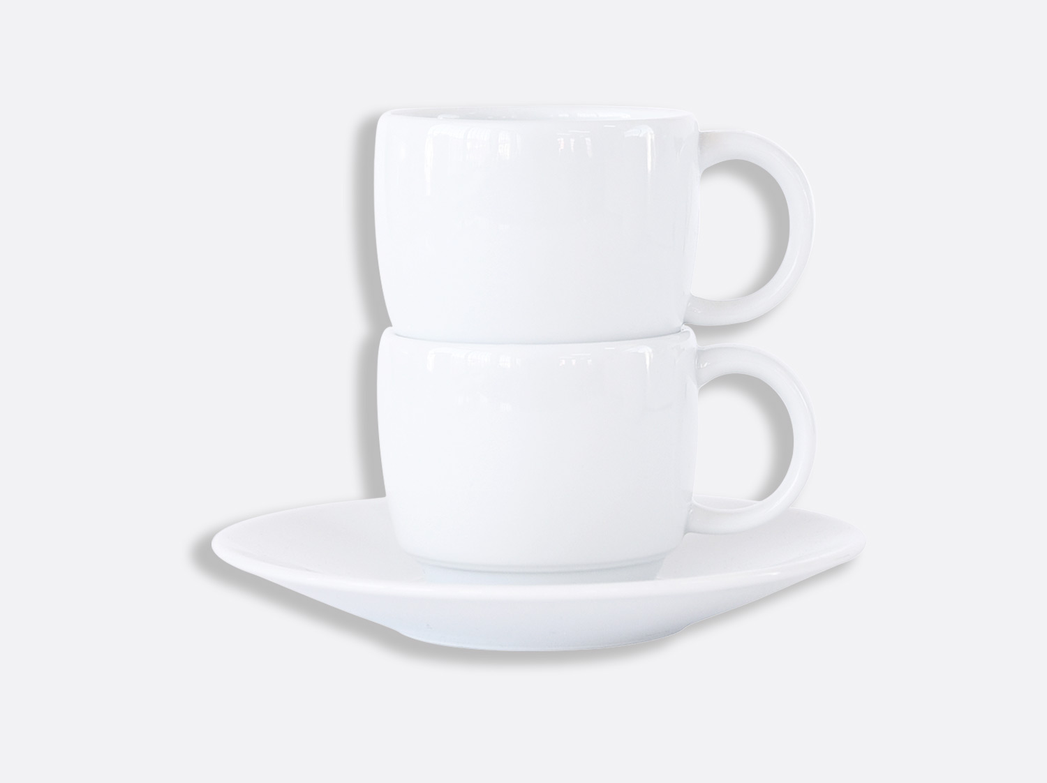 Boule stackable coffee cup and saucer 2.7 oz Domus