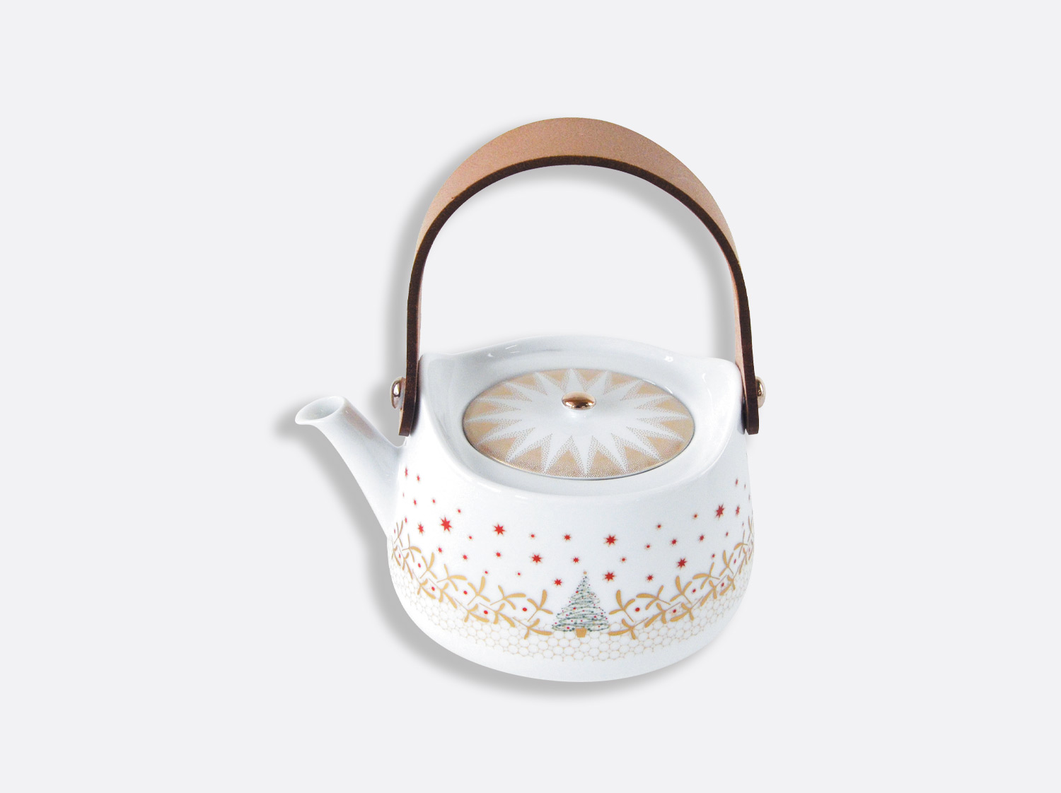 Porcelain Teapot, Ceramic Tea Pot w/ Removable Lid, Beverage