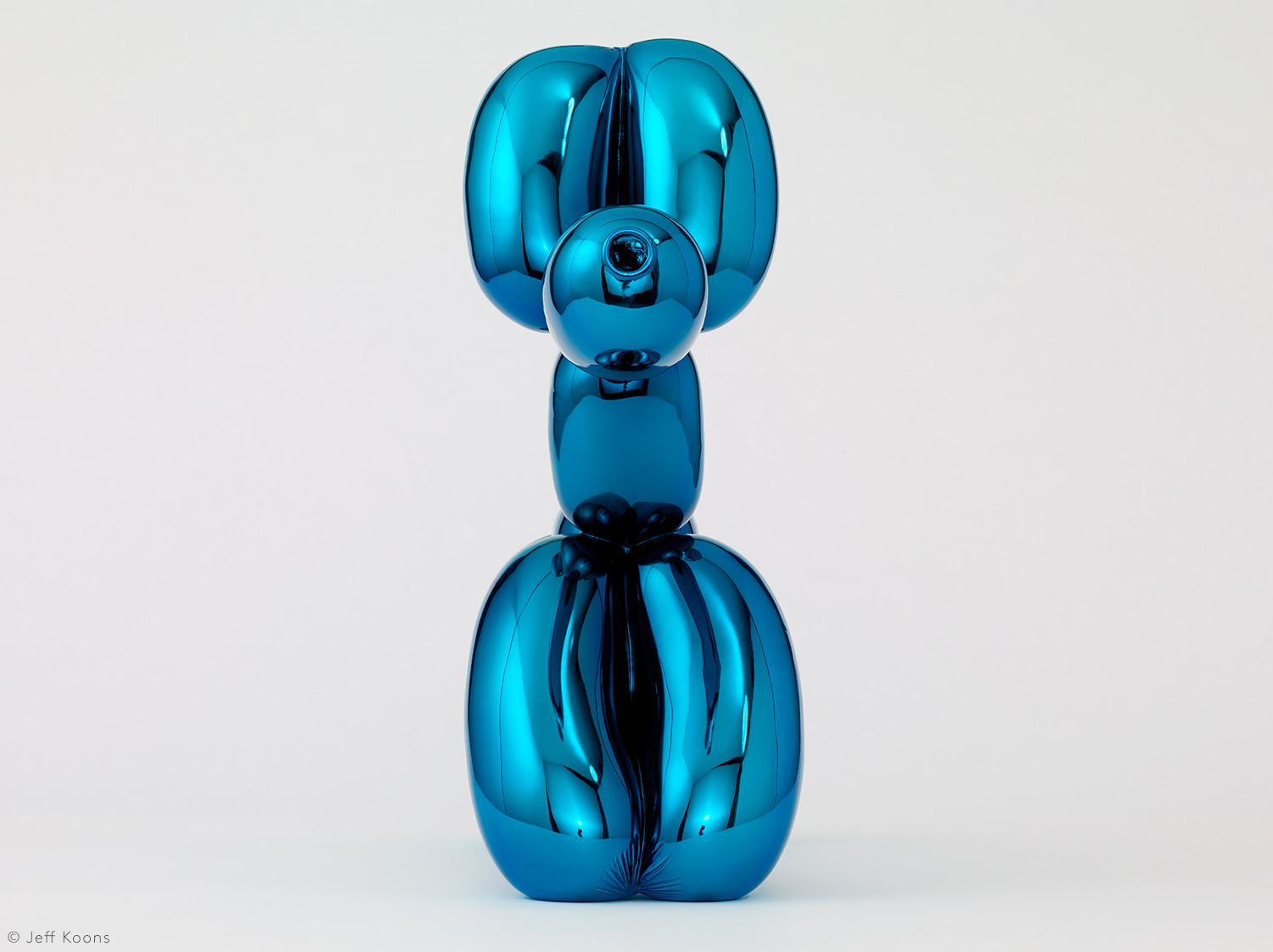 ジェフ・クーンズ「バルーン・ドッグ（ブルー） ジェフ・クーンズ | ベルナルドの磁器