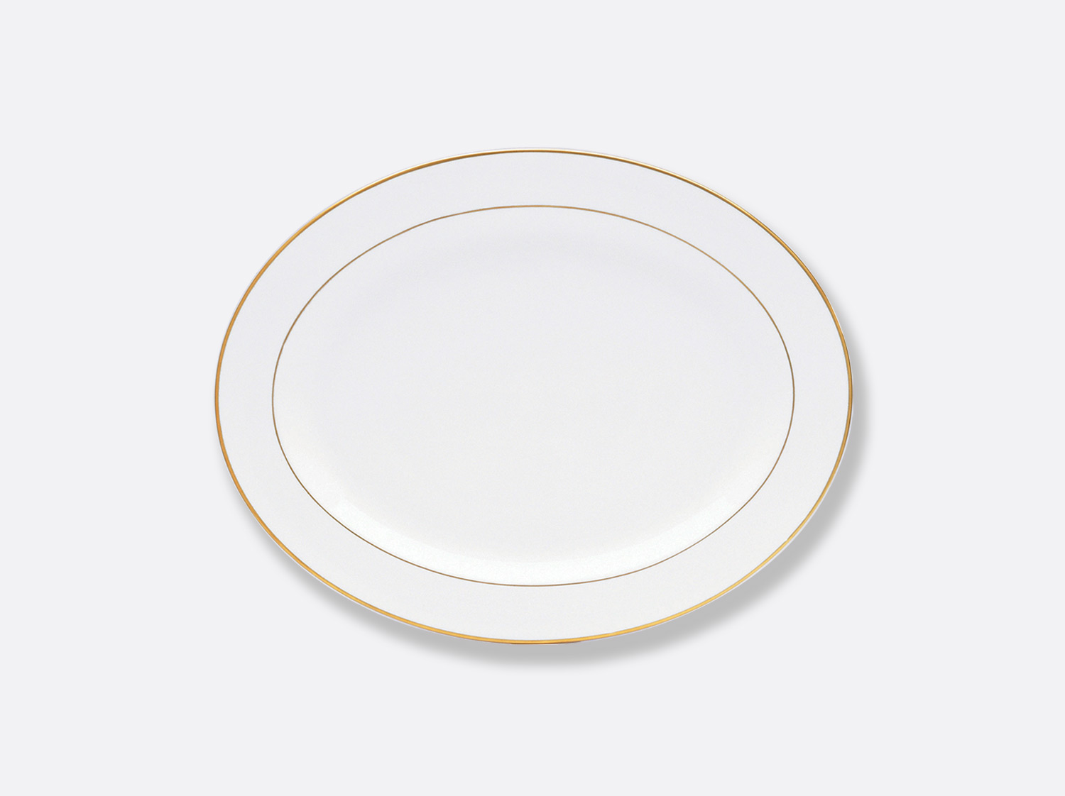 Plat ovale 33 cm en porcelaine de la collection Palmyre Bernardaud
