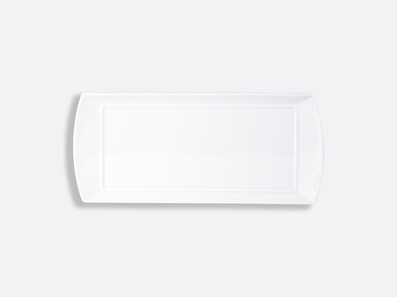 Plateau rectangulaire Sumba 34,5 x 15,5 cm en porcelaine de la collection Fusion Bernardaud