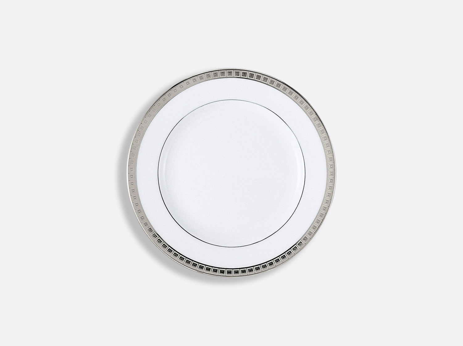 China Bread and butter plate 16 cm of the collection Athéna platinum | Bernardaud
