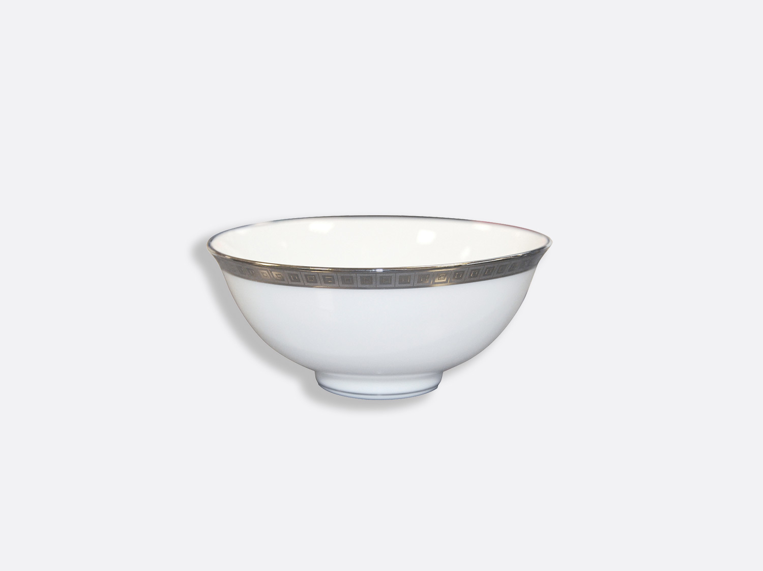 Bol à riz 12 cm en porcelaine de la collection Athéna platine Bernardaud