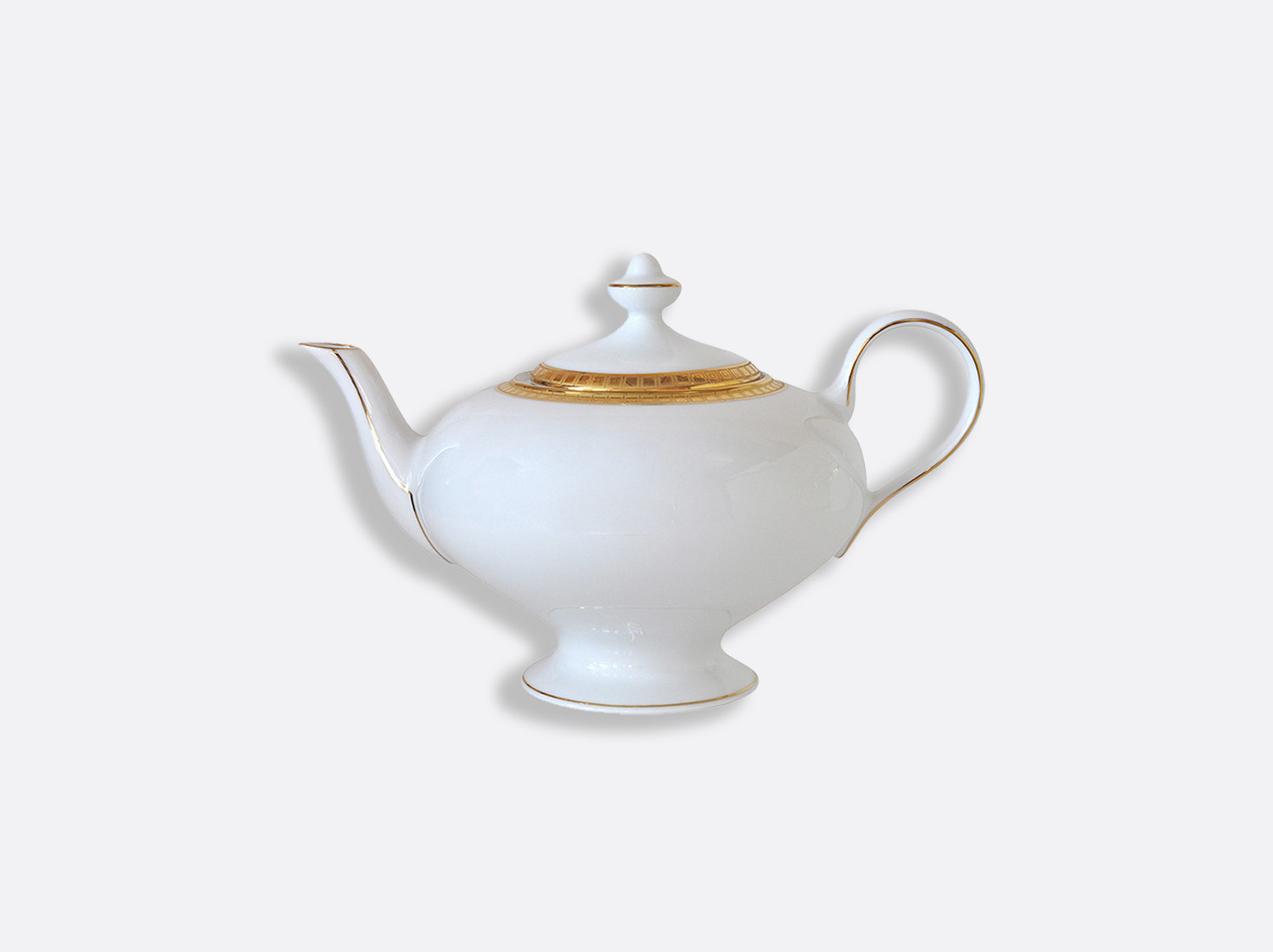 China Teapot 12 cups 25.4 oz of the collection Athéna gold | Bernardaud