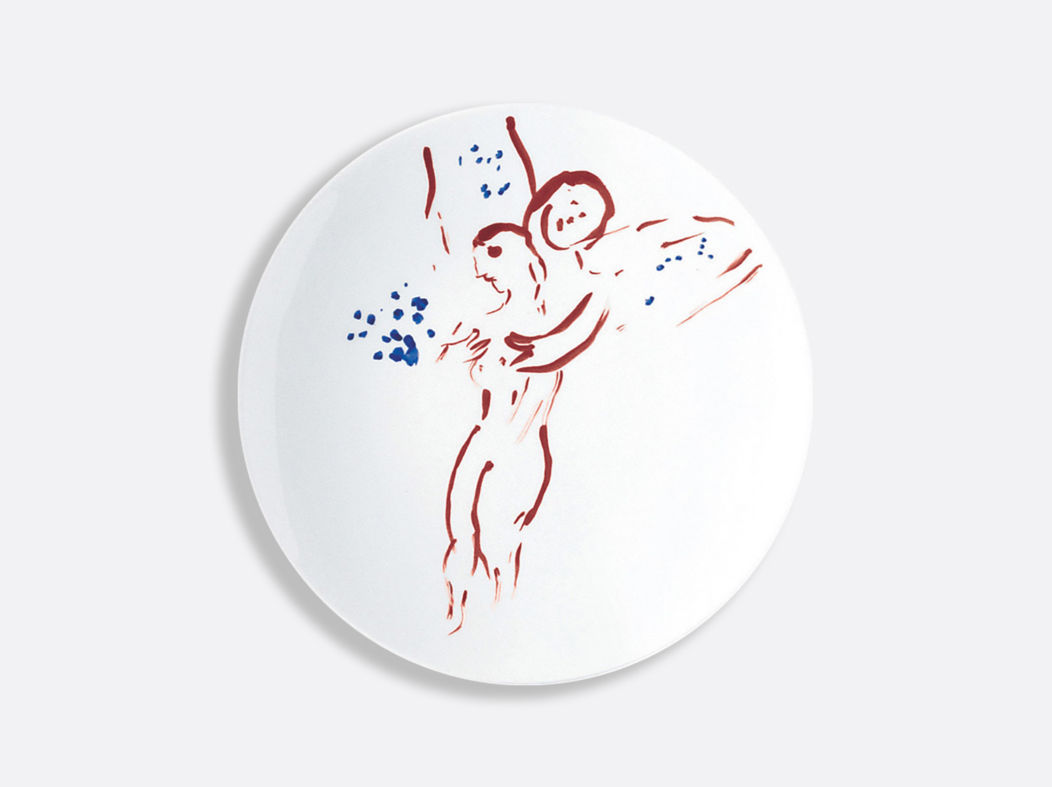 Assiette à dessert 21 cm « L’envol »   en porcelaine de la collection Pour ida Bernardaud