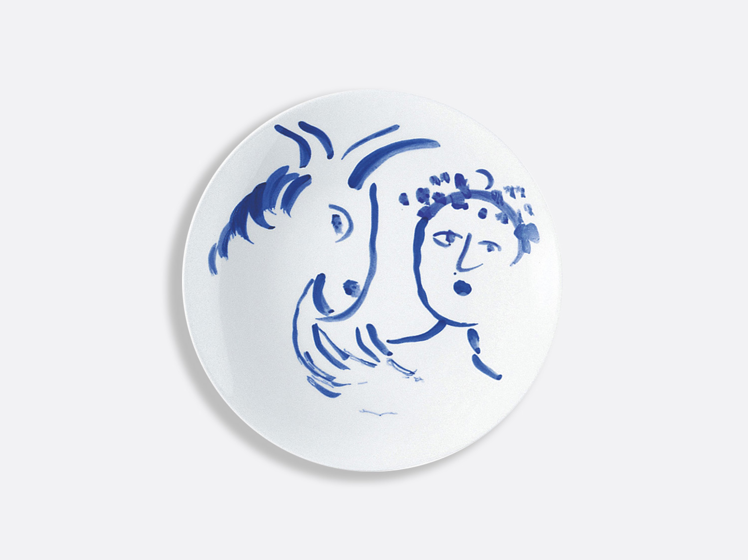 Assiette à pain 16 cm « Amitié »   en porcelaine de la collection Pour ida Bernardaud