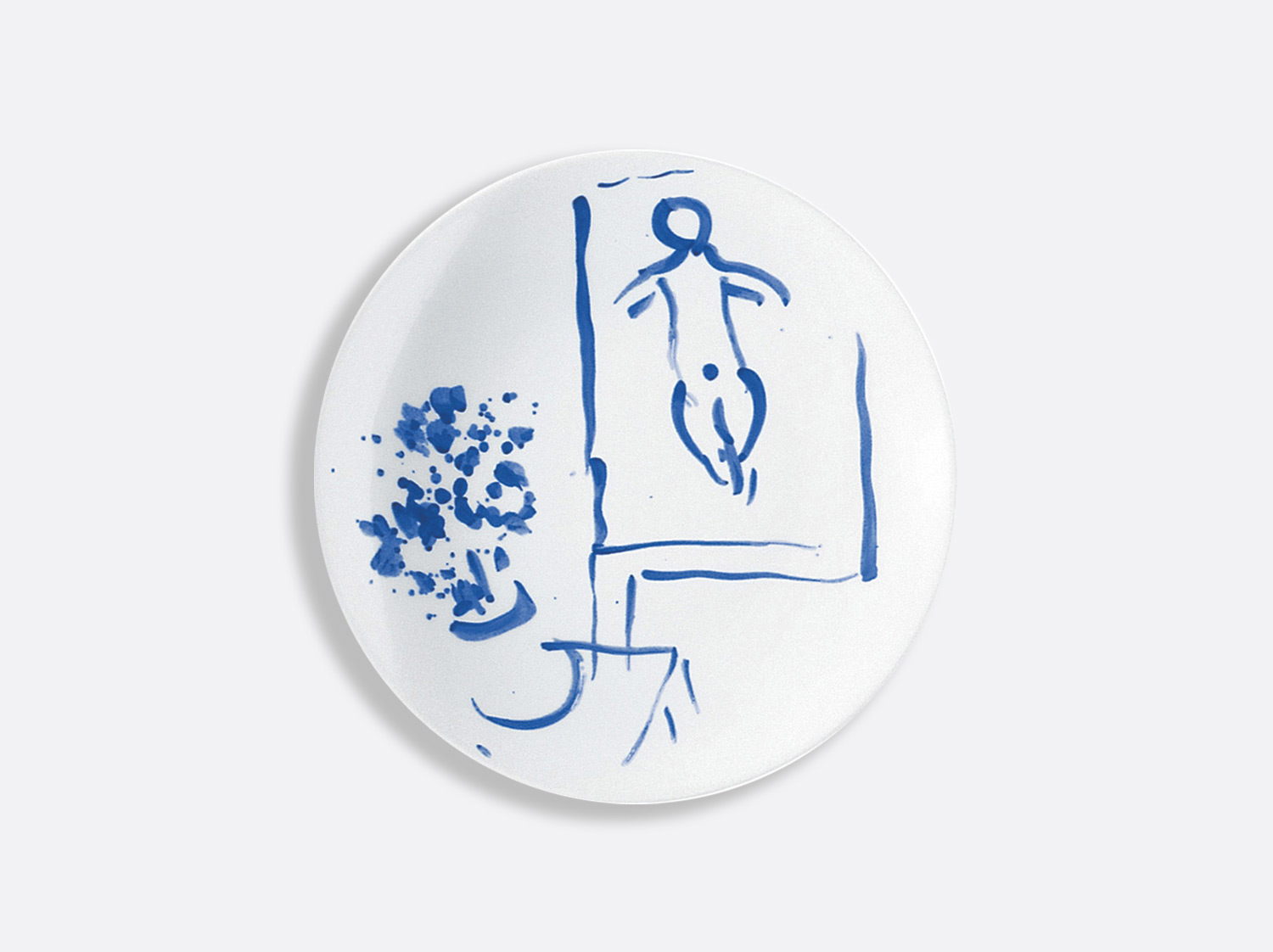 Assiette à pain 16 cm « Le tableau »   en porcelaine de la collection Pour ida Bernardaud