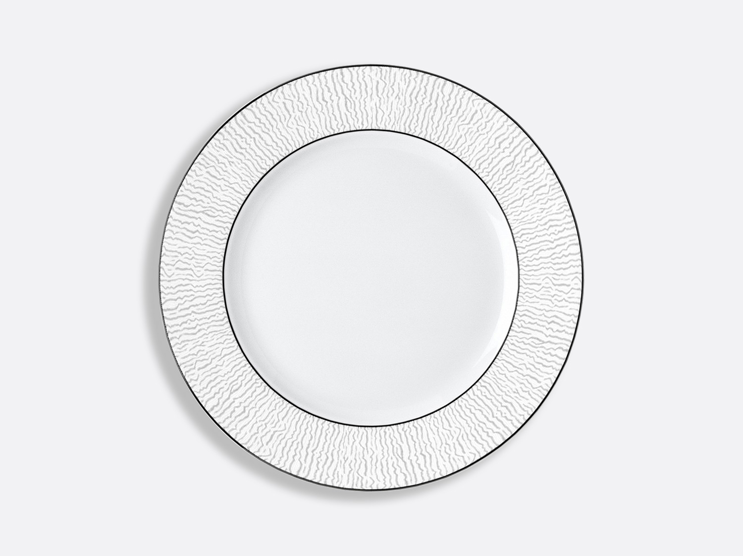 Assiette à dîner 26 cm en porcelaine de la collection Dune Bernardaud