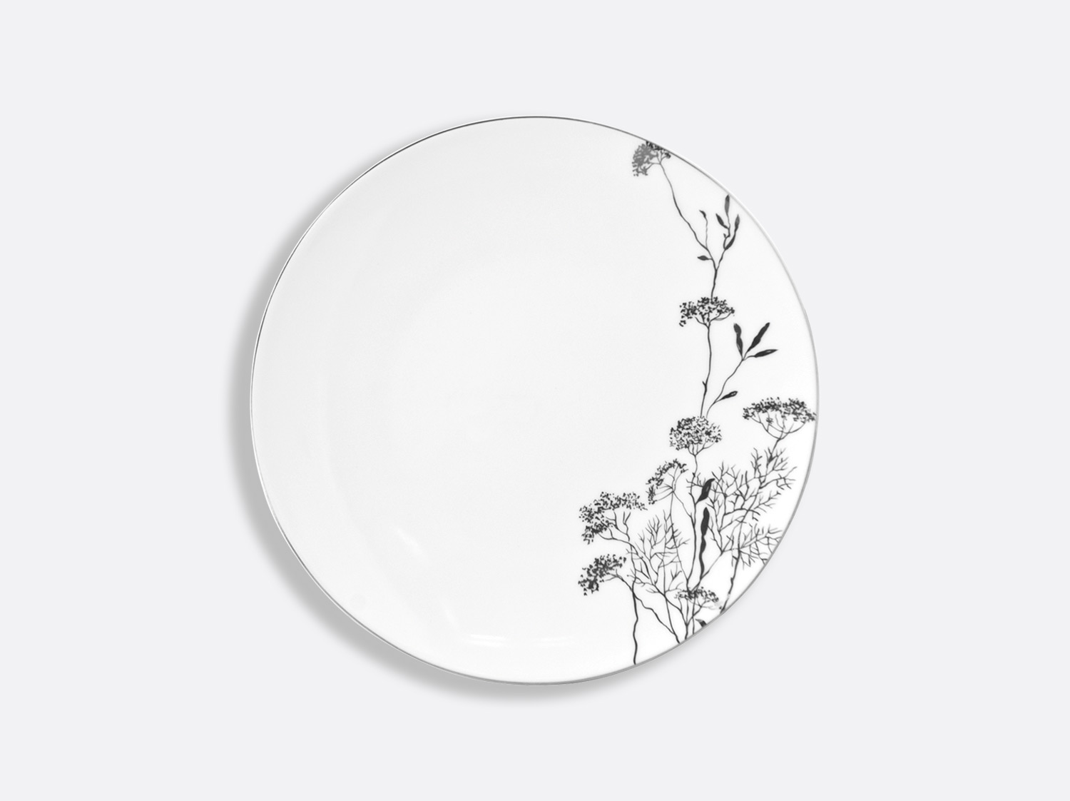 Assiette à dessert 21 cm en porcelaine de la collection Promenade Bernardaud