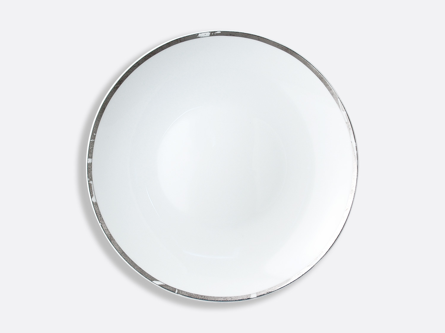 China Deep round dish 29 cm of the collection Silver leaf | Bernardaud
