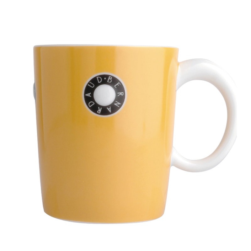 Visual Mug yellow  background 25 cl paros fond safran