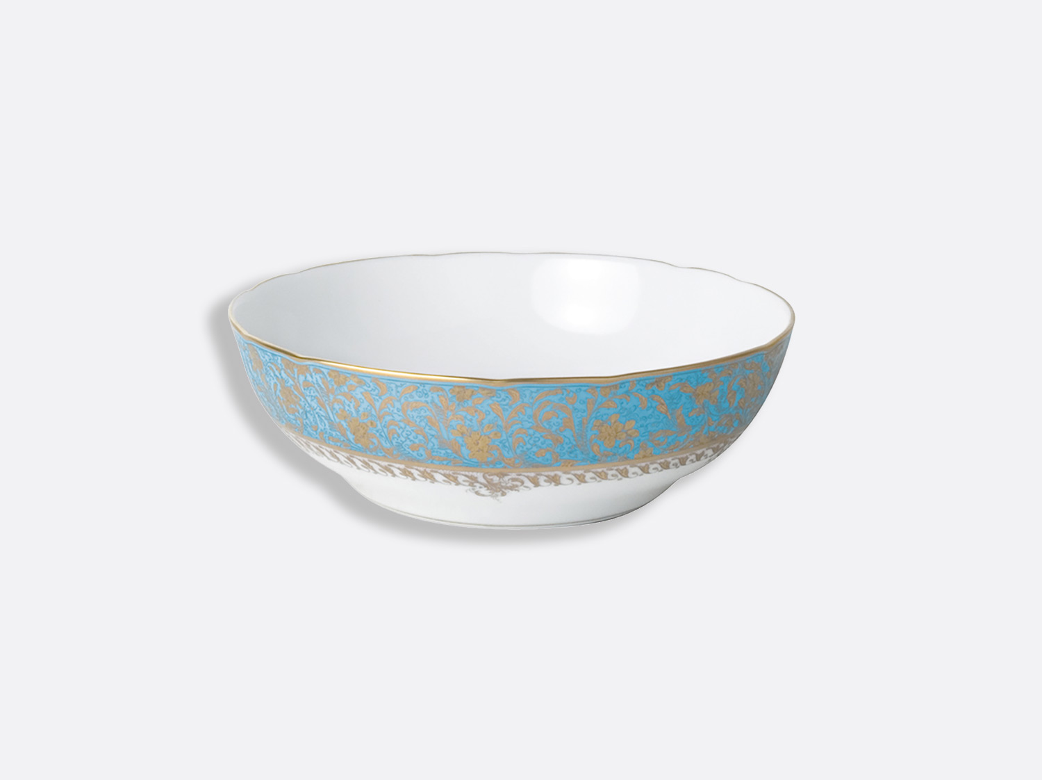 China Open vegetable bowl 9.6" 27 oz of the collection Eden turquoise | Bernardaud