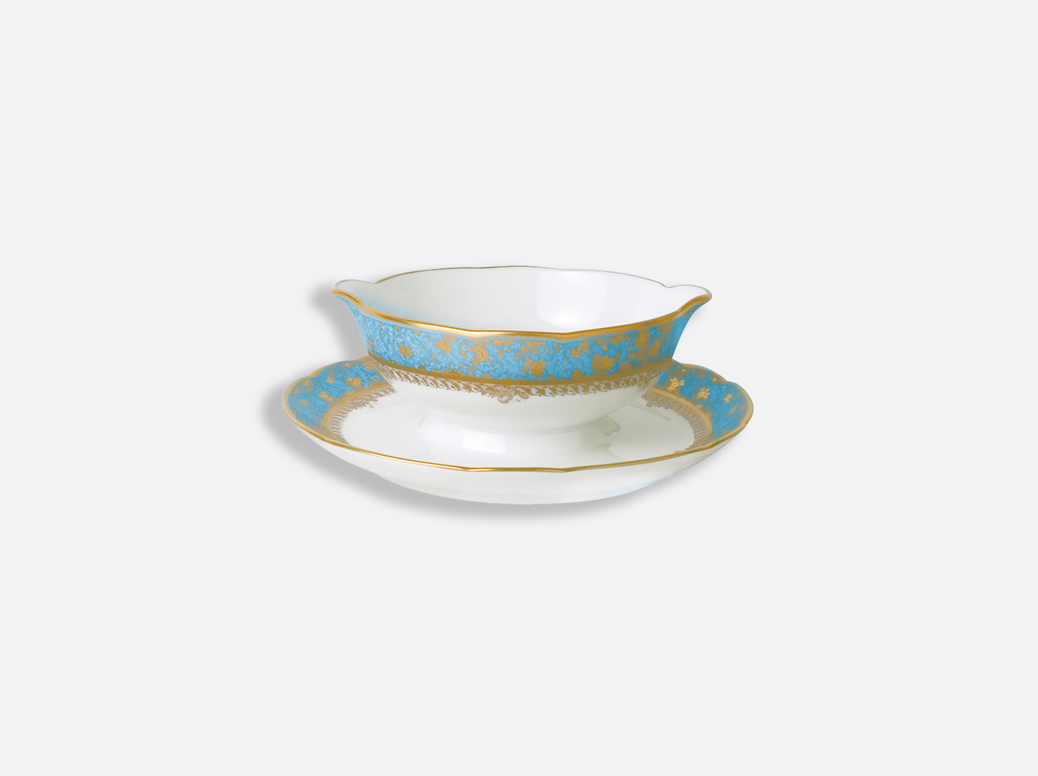 China Gravy boat 25 cl of the collection Eden turquoise | Bernardaud