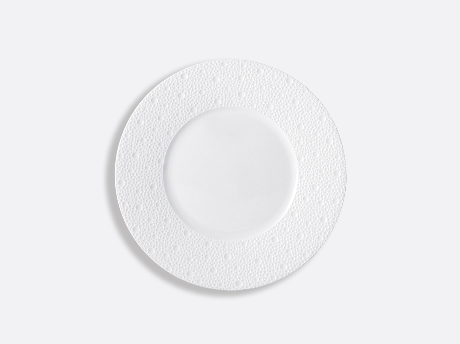 Assiette plate 21 cm en porcelaine de la collection Ecume Bernardaud