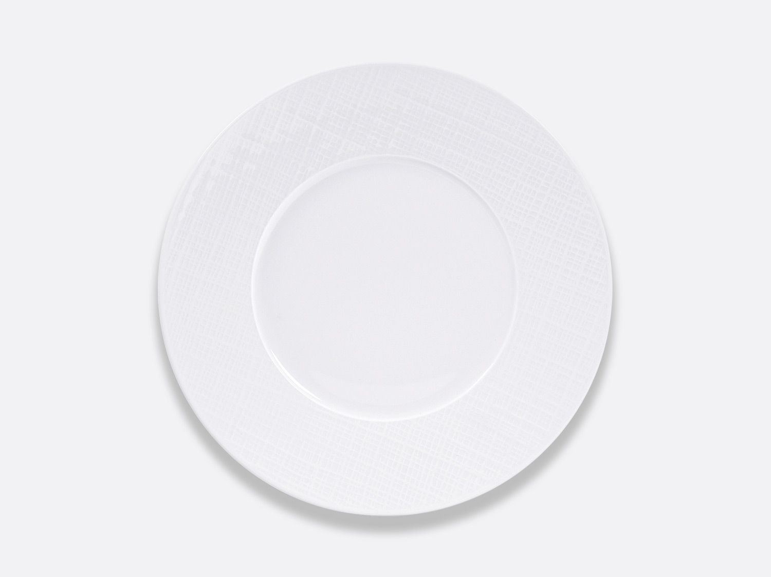 Assiette plate 26 cm en porcelaine de la collection Organza Bernardaud