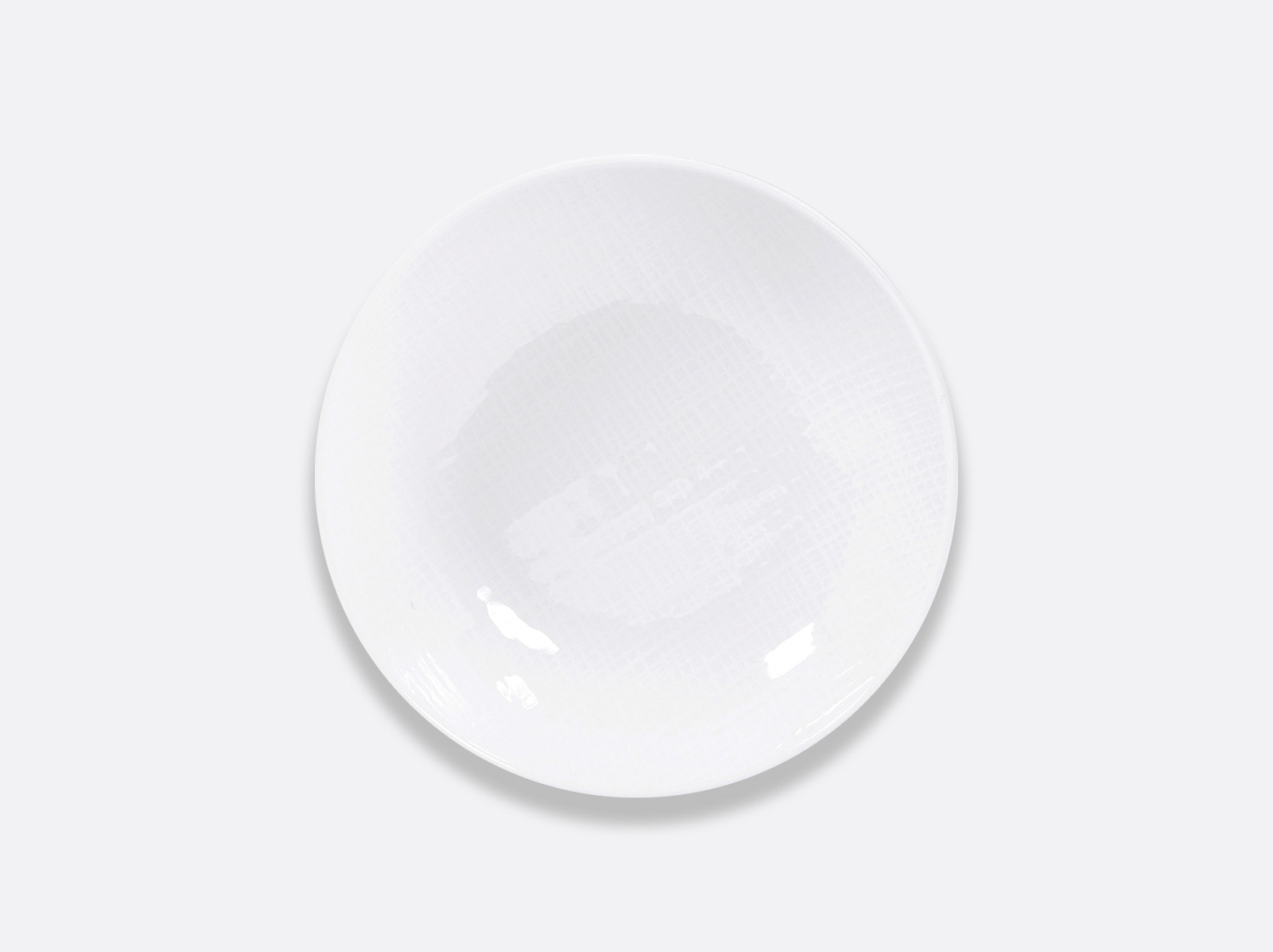 Assiette creuse calotte 19 cm en porcelaine de la collection Organza Bernardaud