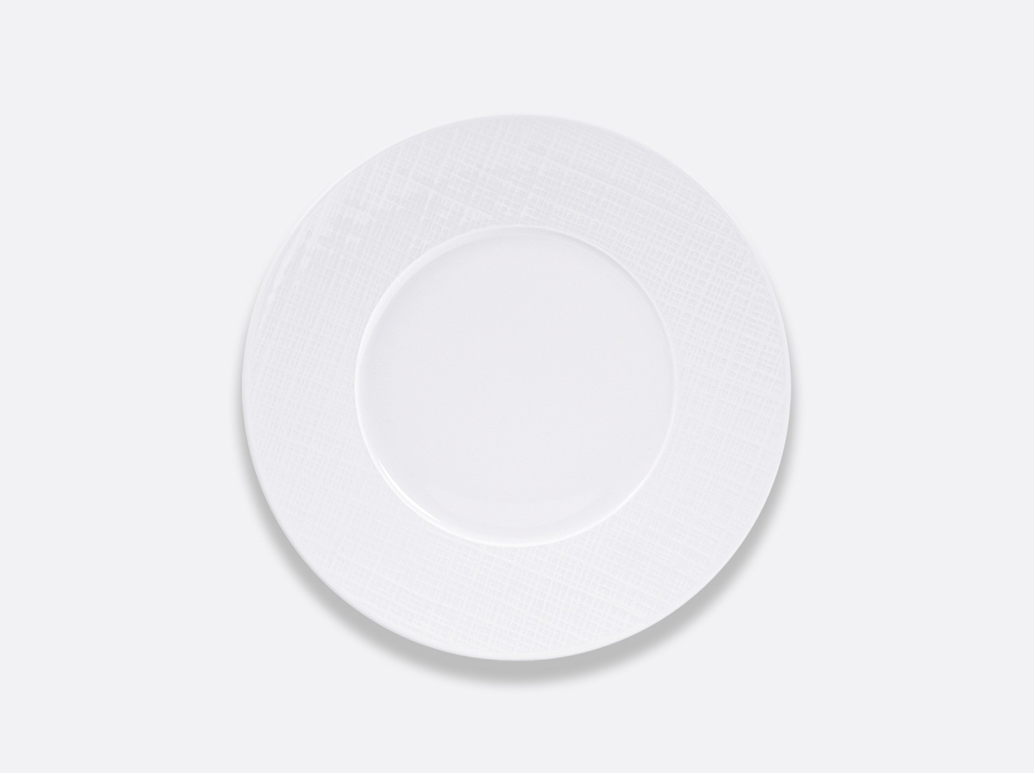 Assiette plate 21 cm en porcelaine de la collection Organza Bernardaud